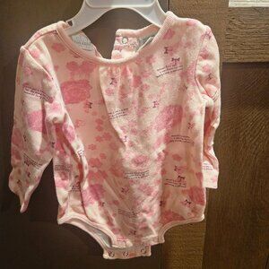 Peek a Boo One Piece long sleeve bodysuit - 12 mons